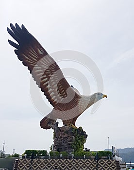 Langkawi Eagle Square - Dataran Lang isolated